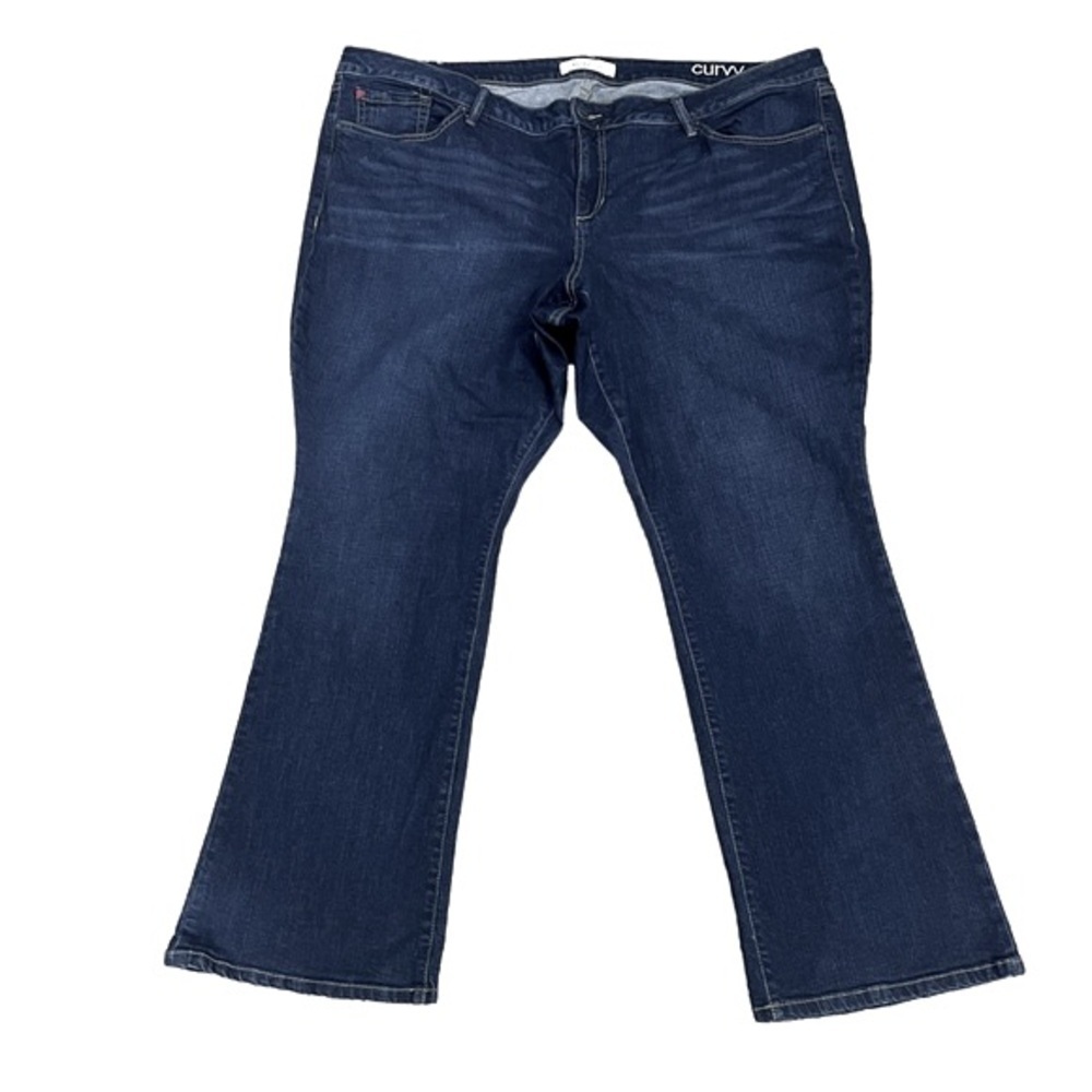 Slink Curvy Wide Leg Denim Jeans Size 26 Plus Women's